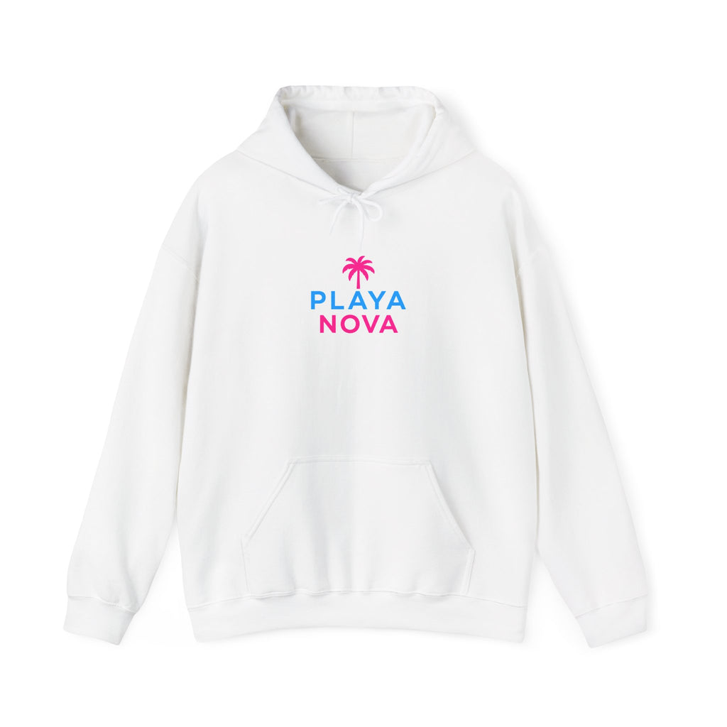 Lambada Sunset Hoodie — Playa Nova Retro Palm Beach Pullover