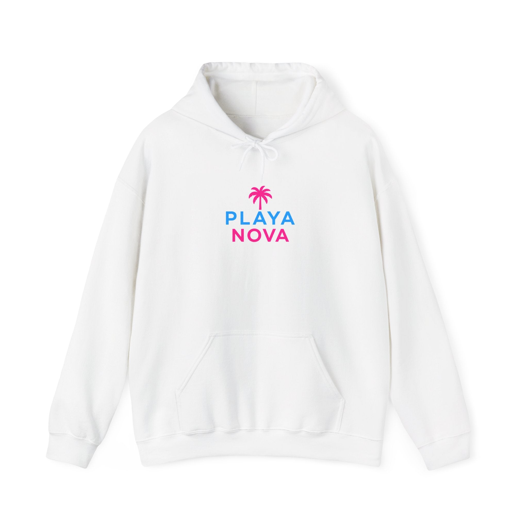 Lambada Sunset Hoodie — Playa Nova Retro Palm Beach Pullover