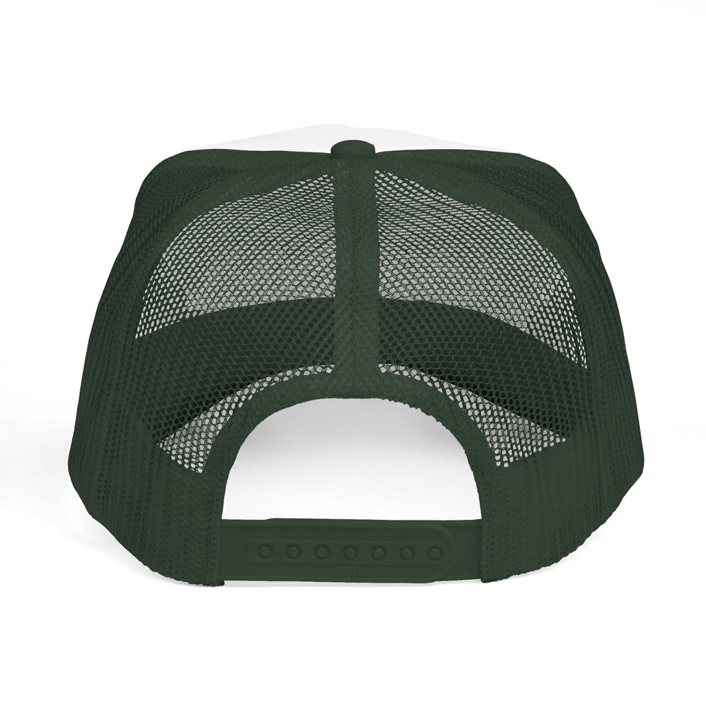 Monkey Bass Trucker Cap — Retro Neon Music Festival Hat