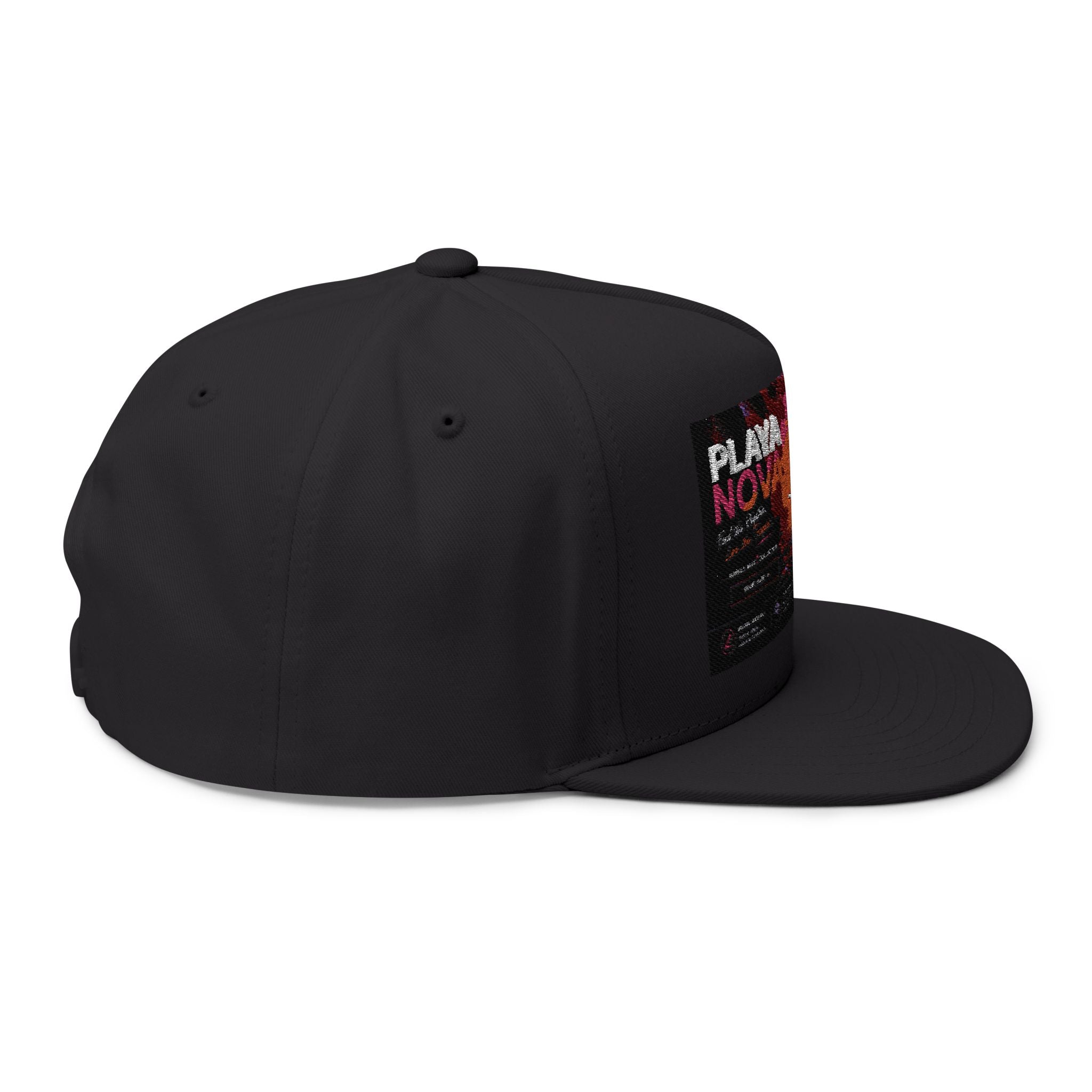 Flat Bill Cap (Embroidery)