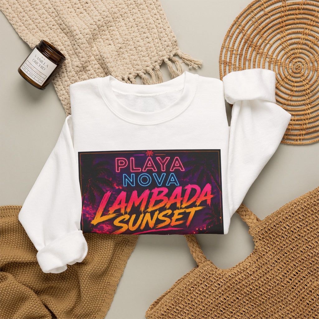 Sweatshirt — Playa Nova Lambada Sunset Graphic Crewneck