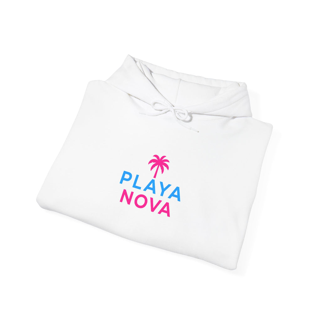 Lambada Sunset Hoodie — Playa Nova Retro Palm Beach Pullover