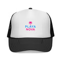 Playa Nova Trucker Hat — Retro Palm Beach Cap