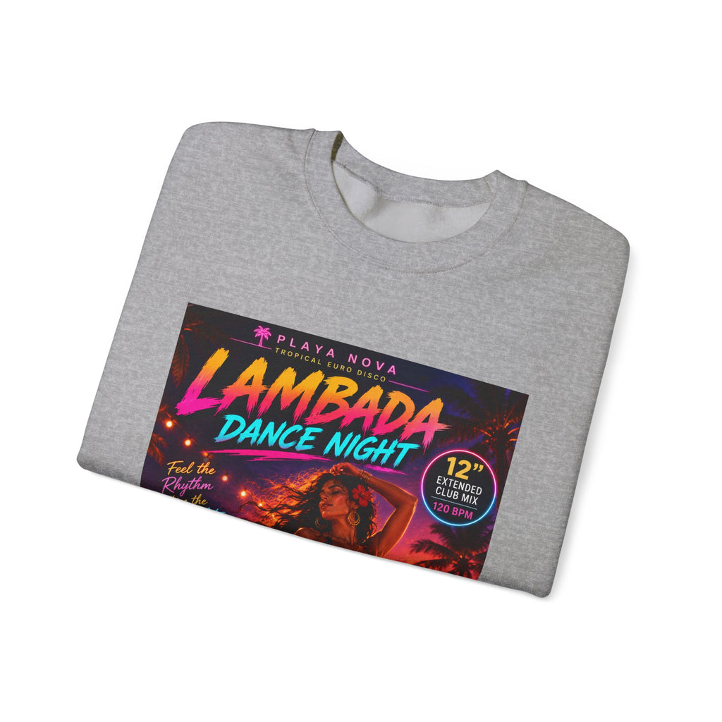 Lambada Dance Night Crewneck Sweatshirt – Retro Tropical Party Graphic
