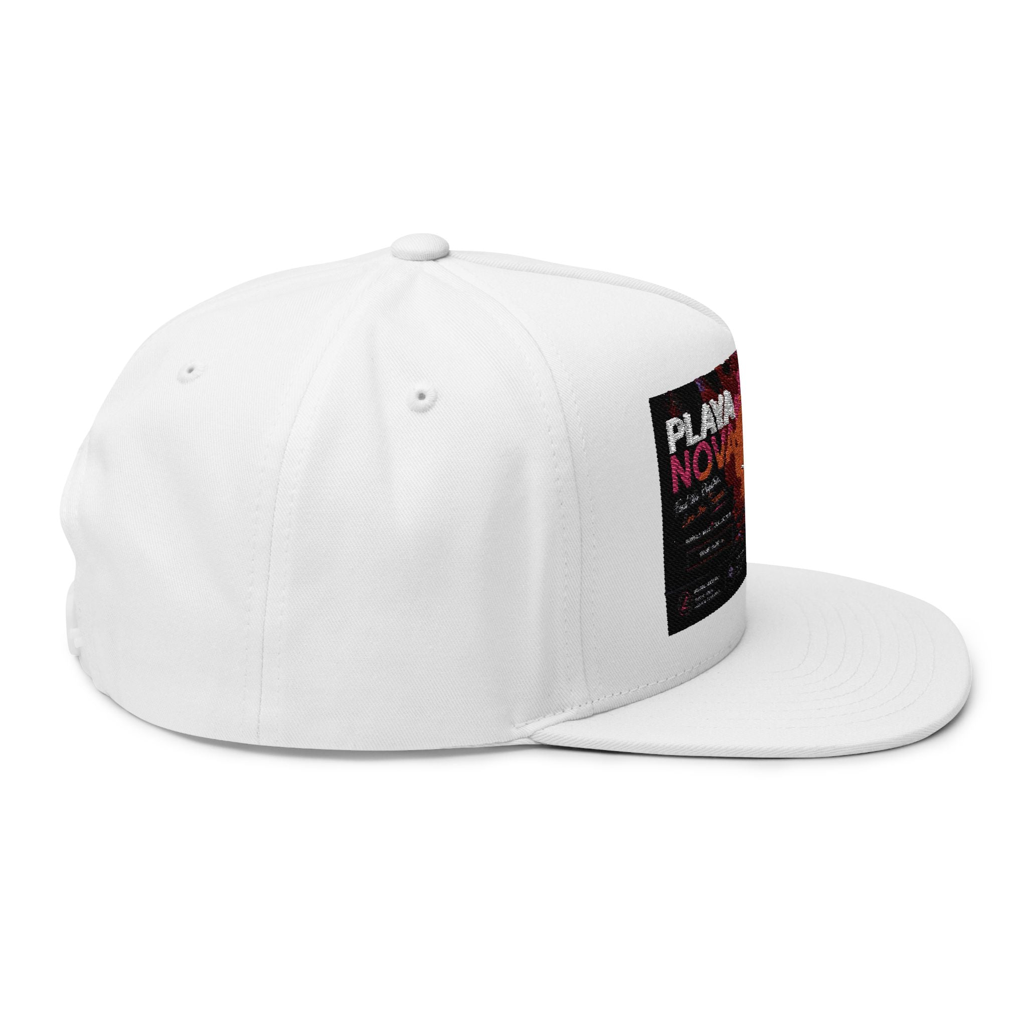 Flat Bill Cap (Embroidery)
