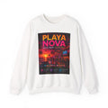 Playa Nova Retro Beach Crewneck Sweatshirt — Kalimba Nights Graphic