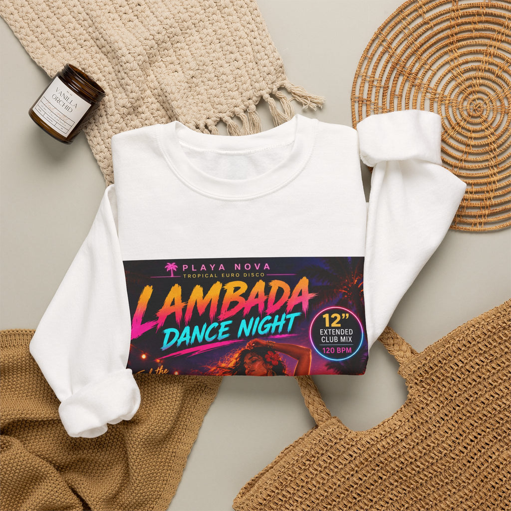 Lambada Dance Night Crewneck Sweatshirt – Retro Tropical Party Graphic