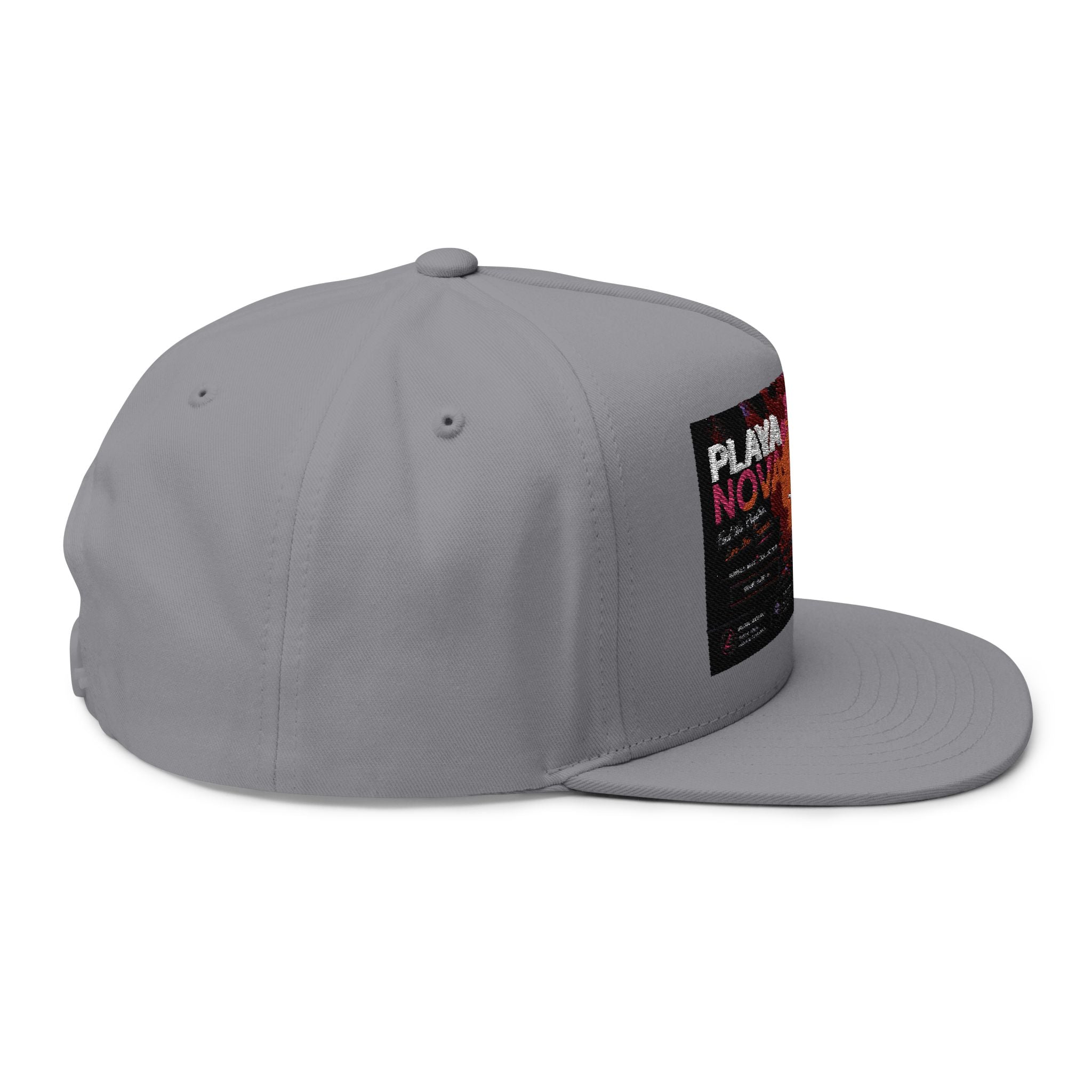 Flat Bill Cap (Embroidery)