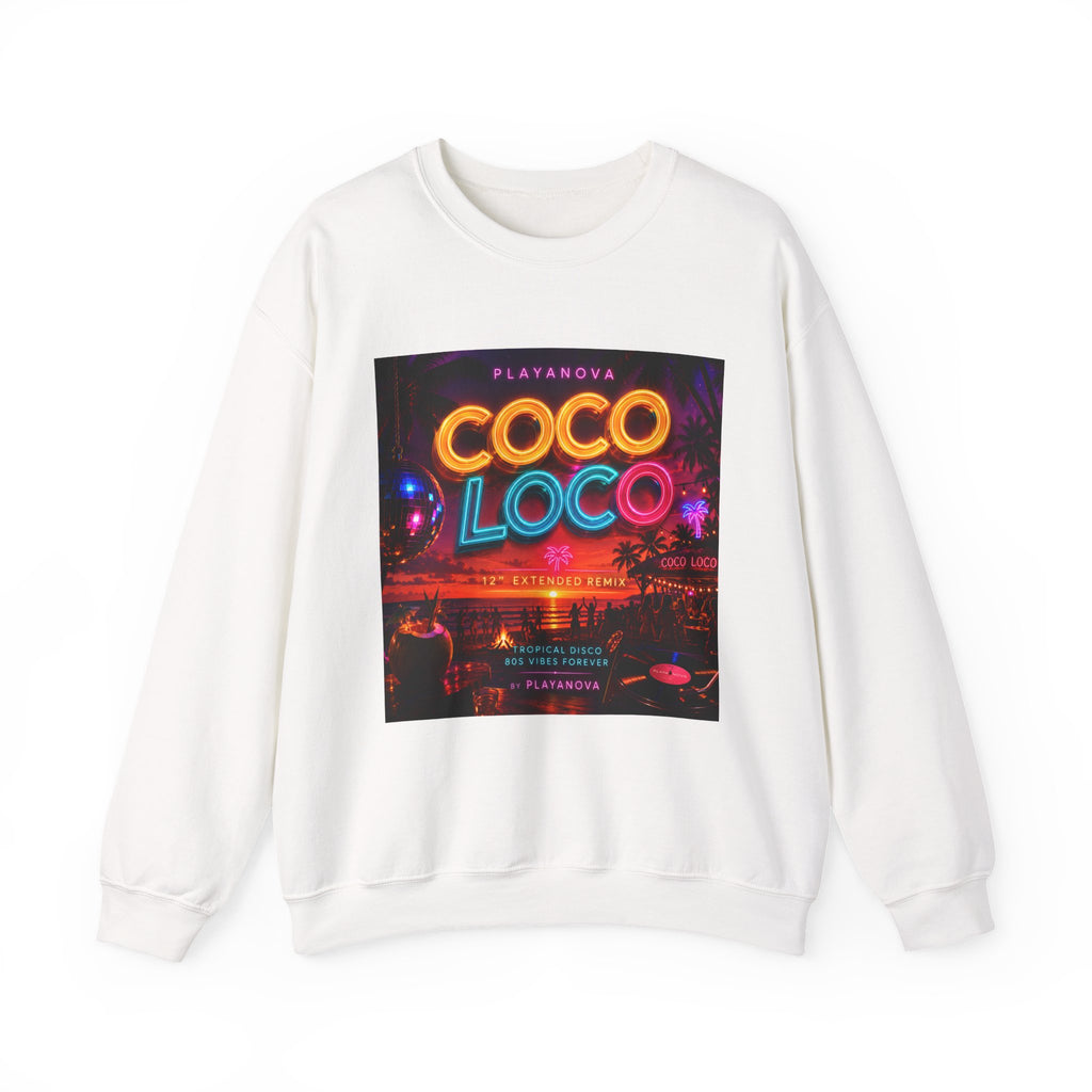 Coco Loco Retro Neon Crewneck Sweatshirt