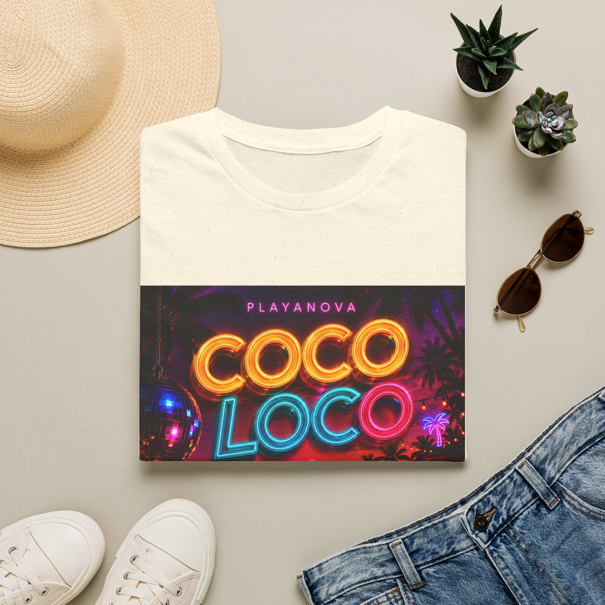 Coco Loco Neon Graphic Tee