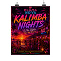 Kalimba Nights Poster — Playa Nova Tropical Beach Club Matte Vertical Print