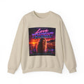Crewneck Sweatshirt — Retro "Love Tonight" Neon City Graphic