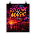 Vertical Poster - "Rhythm Is Magic" Tropical Beach Party Matte Print