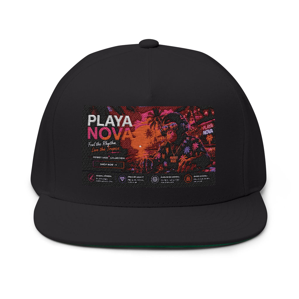 Flat Bill Cap (Embroidery)