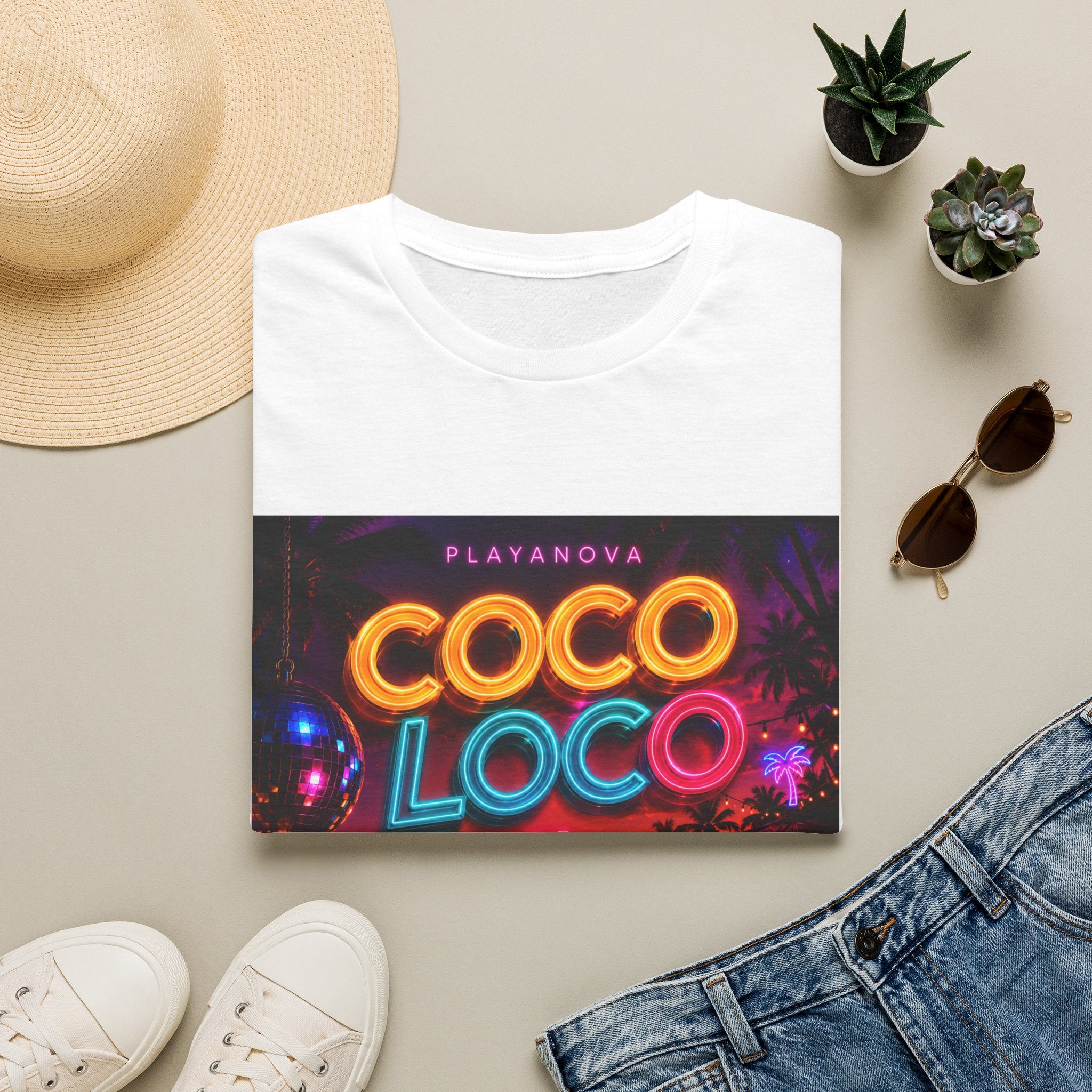 Coco Loco Neon Graphic Tee